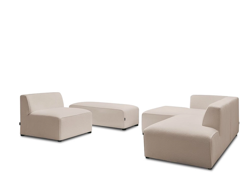 Ecksofa mit Hocker BOBOCHIC MEGEVE