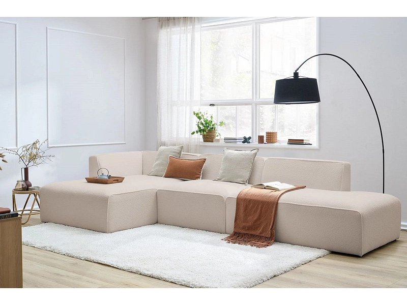 Ecksofa mit Hocker BOBOCHIC MEGEVE