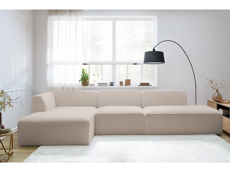 Ecksofa mit Hocker BOBOCHIC MEGEVE