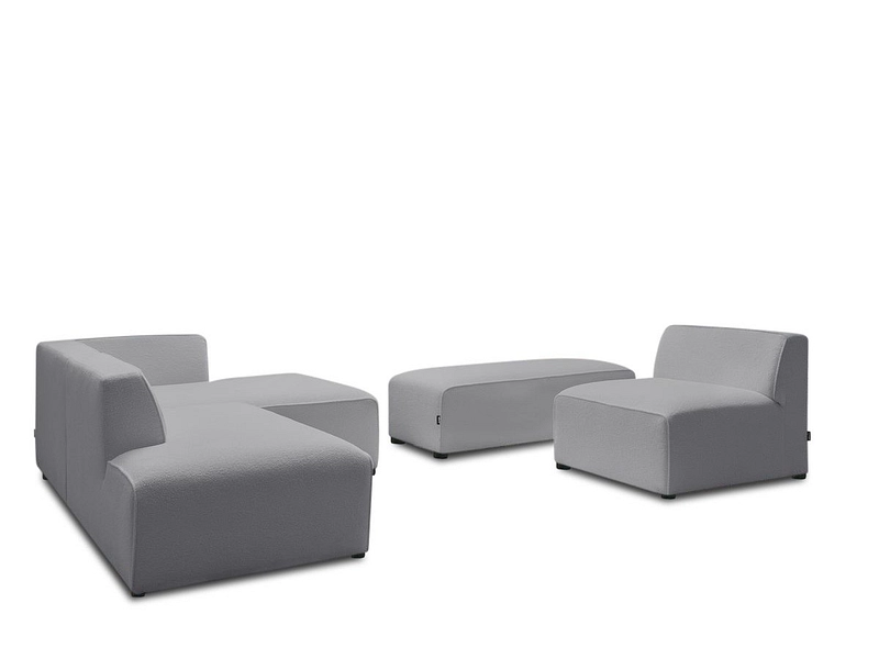 Ecksofa mit Hocker BOBOCHIC MEGEVE