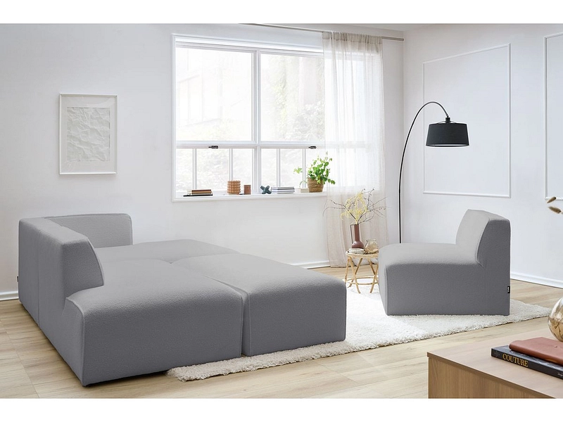 Ecksofa mit Hocker BOBOCHIC MEGEVE