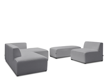 Ecksofa mit Hocker BOBOCHIC MEGEVE