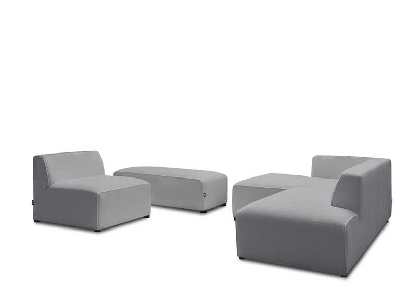 Ecksofa mit Hocker BOBOCHIC MEGEVE