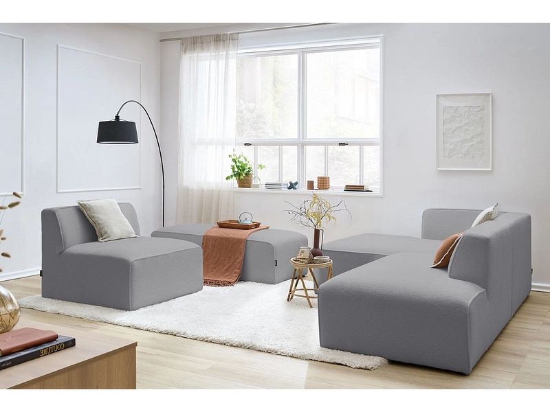 Ecksofa mit Hocker BOBOCHIC MEGEVE