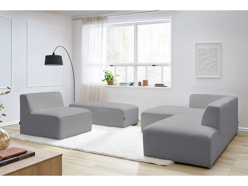 Ecksofa mit Hocker BOBOCHIC MEGEVE