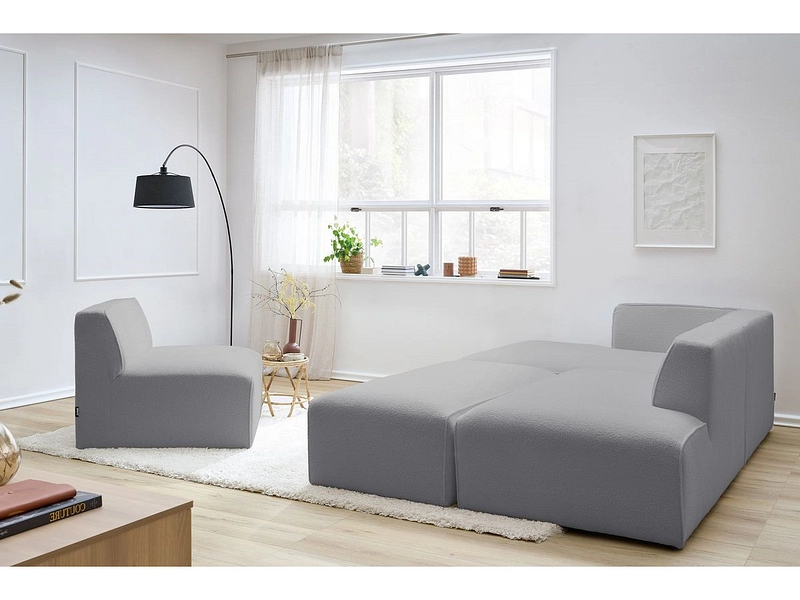 Ecksofa mit Hocker BOBOCHIC MEGEVE