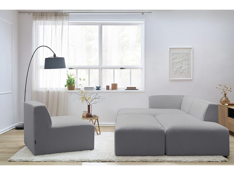 Ecksofa mit Hocker BOBOCHIC MEGEVE