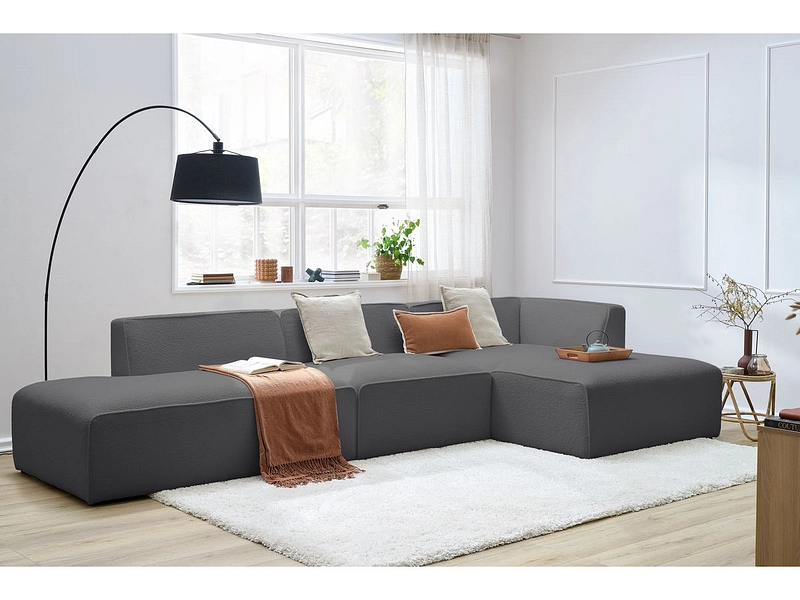 Ecksofa mit Hocker BOBOCHIC MEGEVE