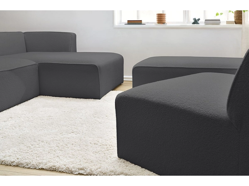 Ecksofa mit Hocker BOBOCHIC MEGEVE