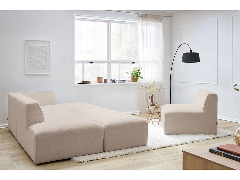 Ecksofa mit Hocker BOBOCHIC MEGEVE