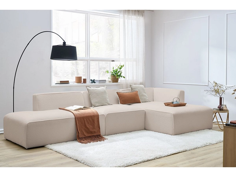 Ecksofa mit Hocker BOBOCHIC MEGEVE