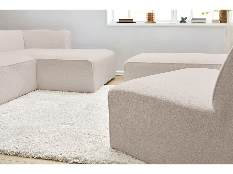 Ecksofa mit Hocker BOBOCHIC MEGEVE