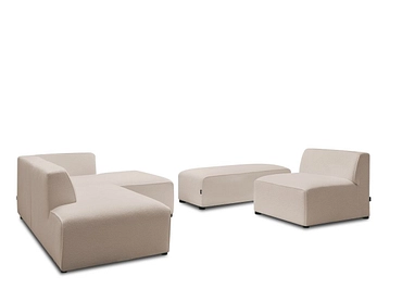 Ecksofa mit Hocker BOBOCHIC MEGEVE