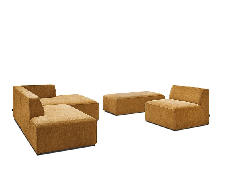 Divano con pouf BOBOCHIC MEGEVE