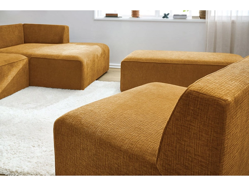 Divano con pouf BOBOCHIC MEGEVE