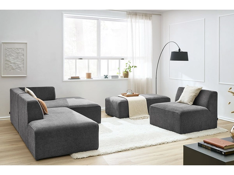 Sofa mit Hocker BOBOCHIC MEGEVE