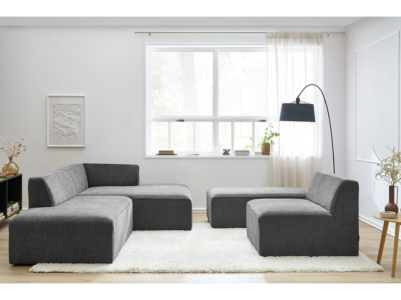 Sofa mit Hocker BOBOCHIC MEGEVE