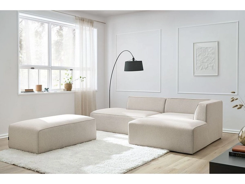 Ecksofa mit Hocker BOBOCHIC MEGEVE