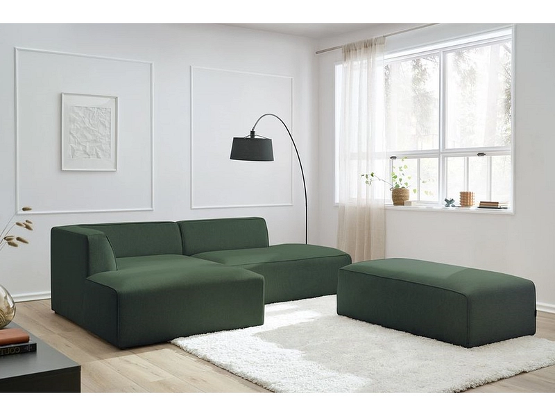 Ecksofa mit Hocker BOBOCHIC MEGEVE