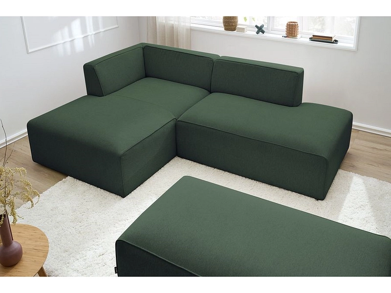 Ecksofa mit Hocker BOBOCHIC MEGEVE