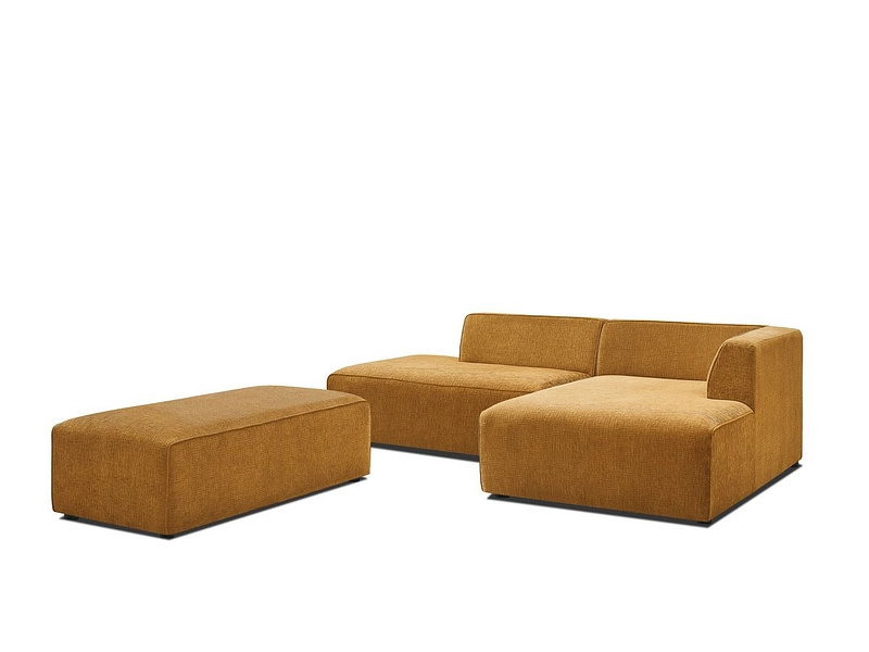 Divano con pouf BOBOCHIC MEGEVE