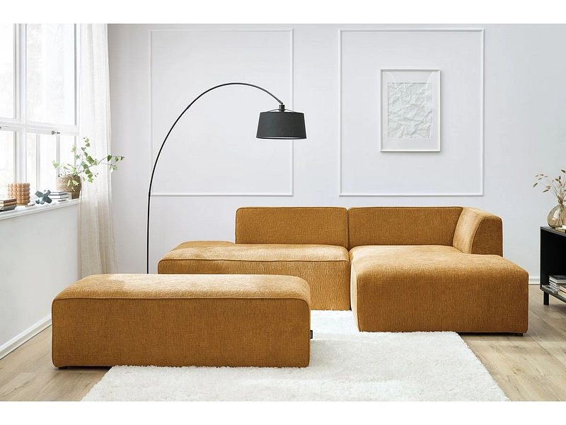 Divano con pouf BOBOCHIC MEGEVE