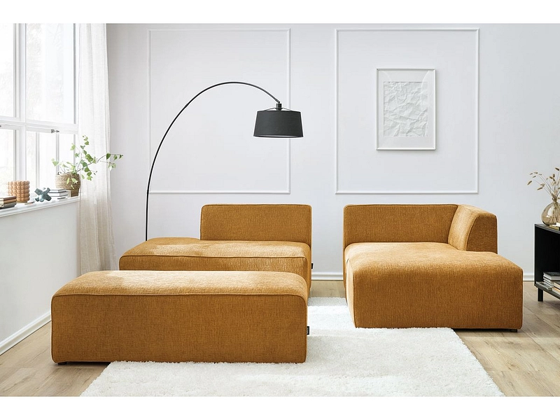 Divano con pouf BOBOCHIC MEGEVE