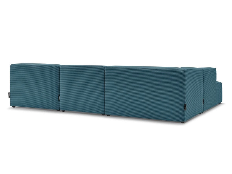 Panorama-Ecksofa mit Hocker BOBOCHIC MEGEVE