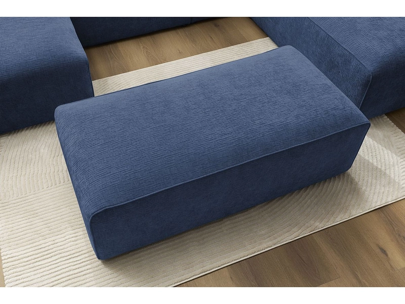 Panorama-Ecksofa mit Hocker BOBOCHIC MEGEVE