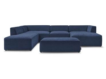 Panorama-Ecksofa mit Hocker BOBOCHIC MEGEVE