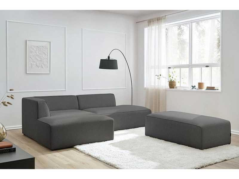 Ecksofa mit Hocker BOBOCHIC MEGEVE