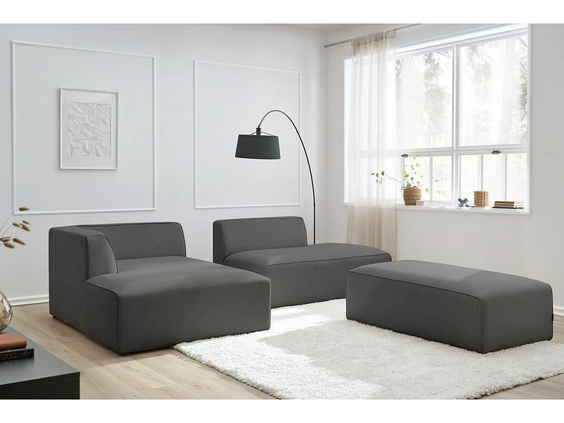 Ecksofa mit Hocker BOBOCHIC MEGEVE