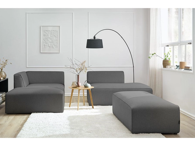 Ecksofa mit Hocker BOBOCHIC MEGEVE