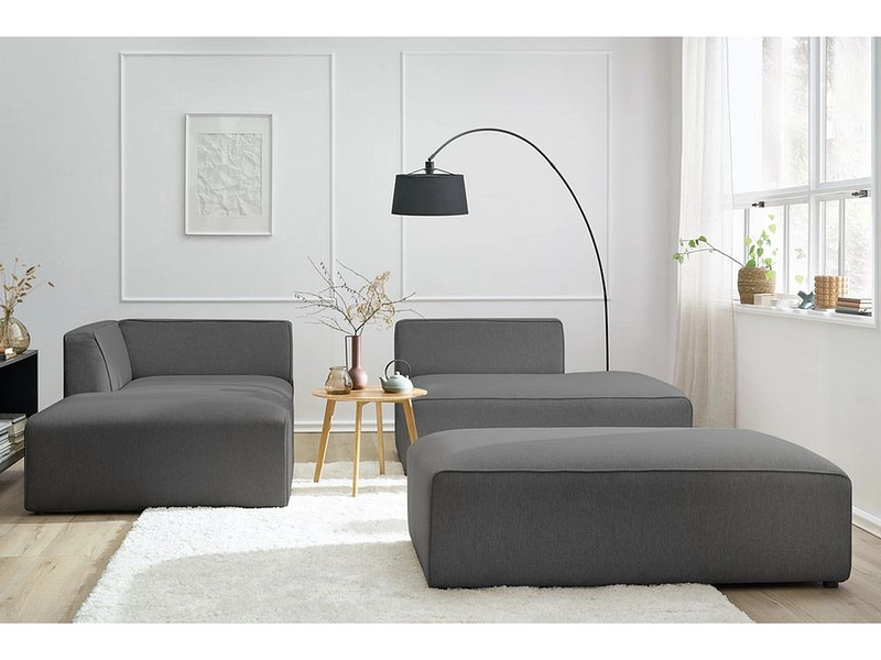 Ecksofa mit Hocker BOBOCHIC MEGEVE