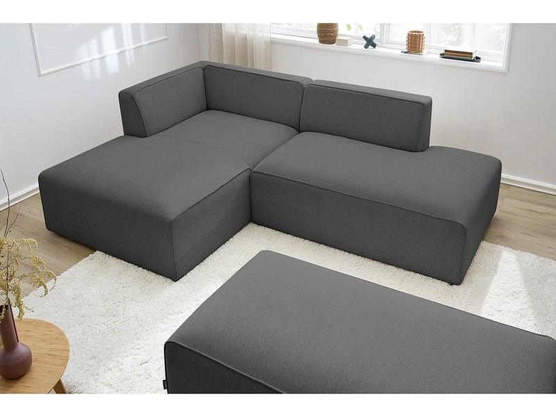 Ecksofa mit Hocker BOBOCHIC MEGEVE