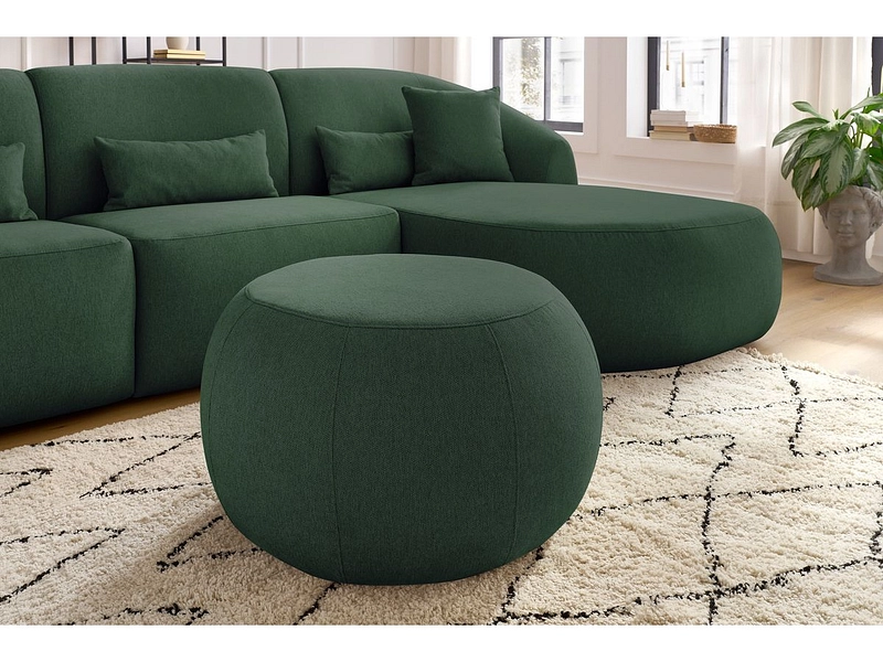 Ecksofa mit Hocker BOBOCHIC ALESIA