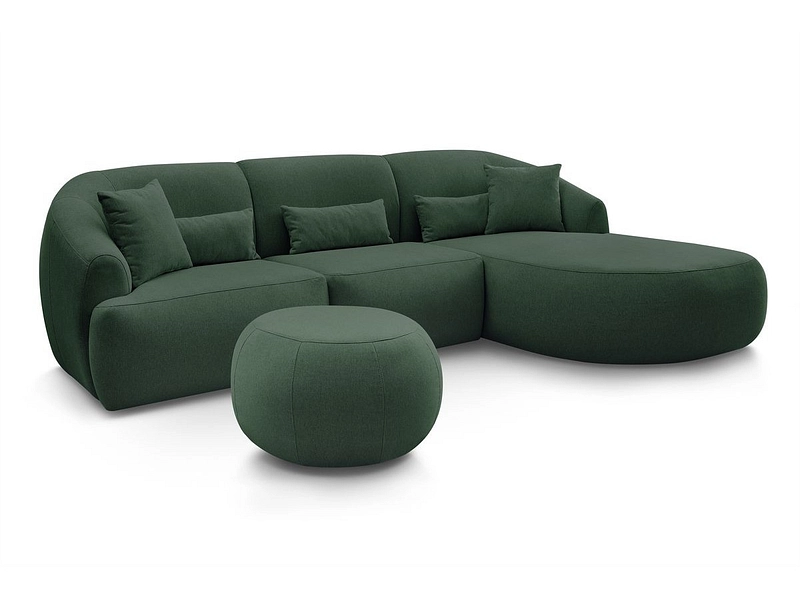 Ecksofa mit Hocker BOBOCHIC ALESIA