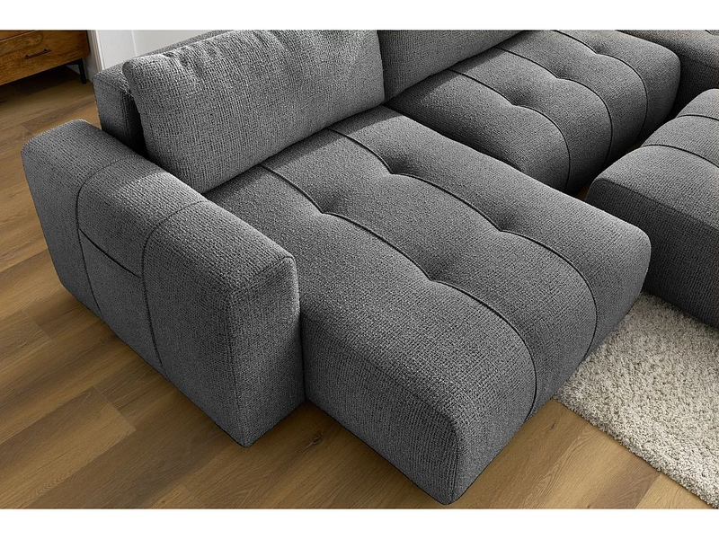 Panorama-Ecksofa mit Hocker BOBOCHIC ARSENE