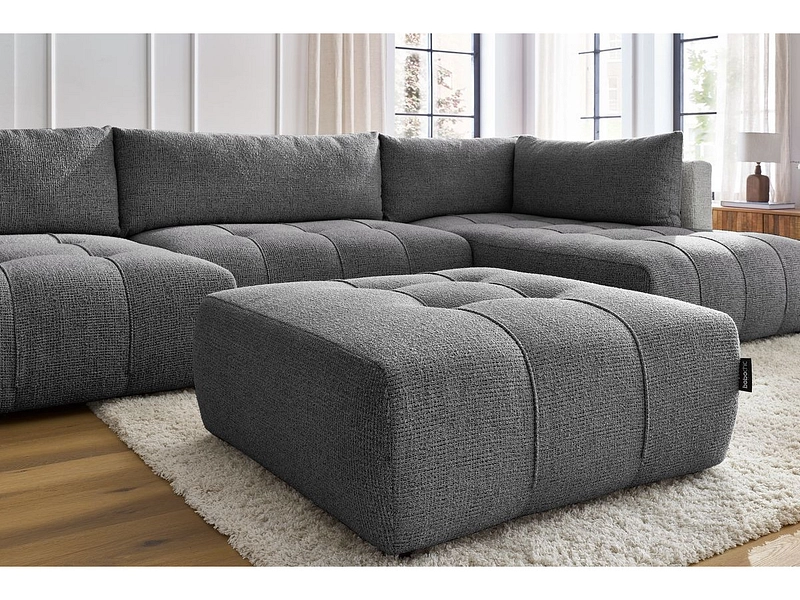 Panorama-Ecksofa mit Hocker BOBOCHIC ARSENE