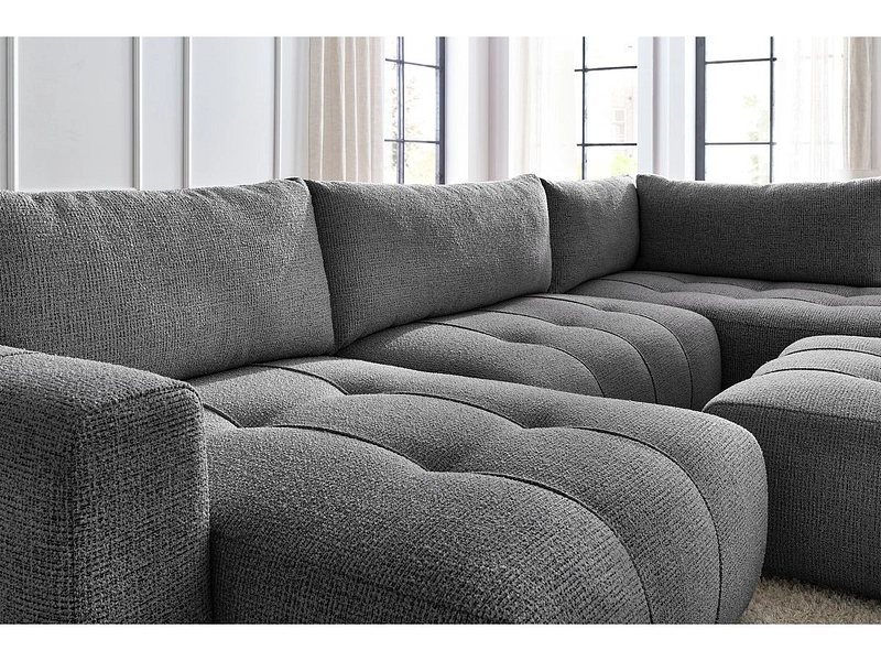 Panorama-Ecksofa mit Hocker BOBOCHIC ARSENE