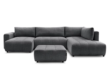 Panorama-Ecksofa mit Hocker BOBOCHIC ARSENE