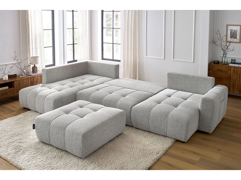 Panorama-Ecksofa mit Hocker BOBOCHIC ARSENE