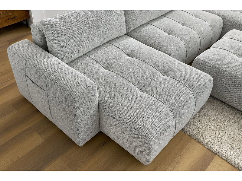 Panorama-Ecksofa mit Hocker BOBOCHIC ARSENE