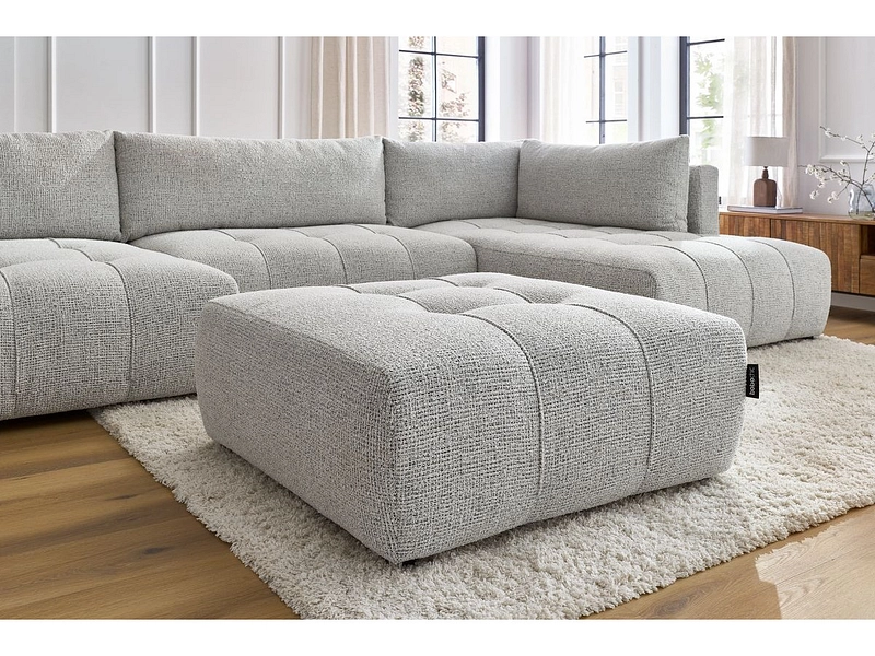 Panorama-Ecksofa mit Hocker BOBOCHIC ARSENE