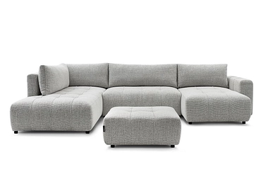 Panorama-Ecksofa mit Hocker BOBOCHIC ARSENE