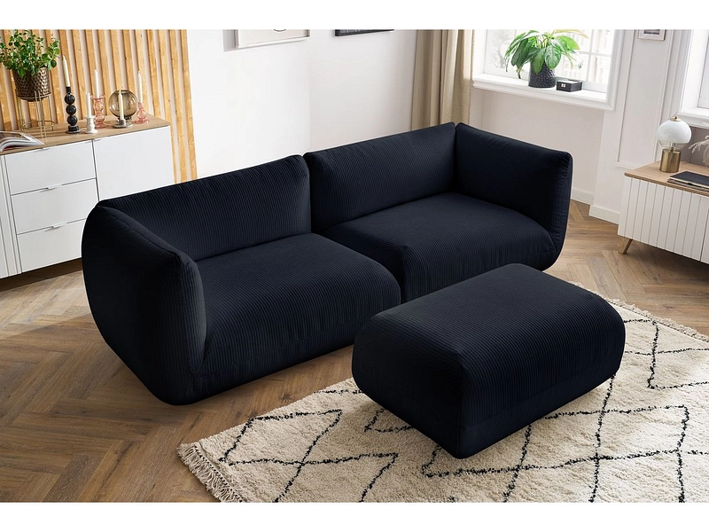 Divano con pouf BOBOCHIC LECOMTE