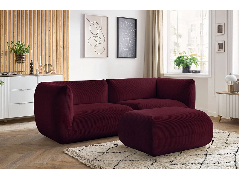 Divano con pouf BOBOCHIC LECOMTE