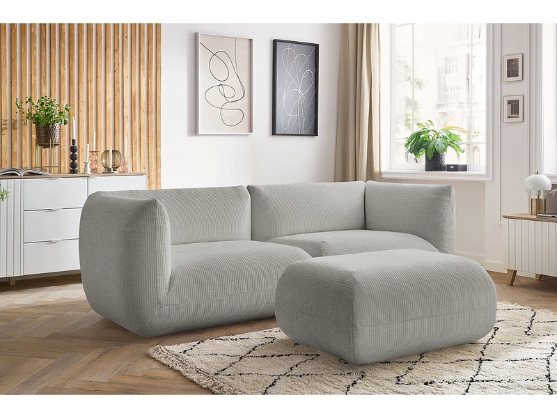 Divano con pouf BOBOCHIC LECOMTE