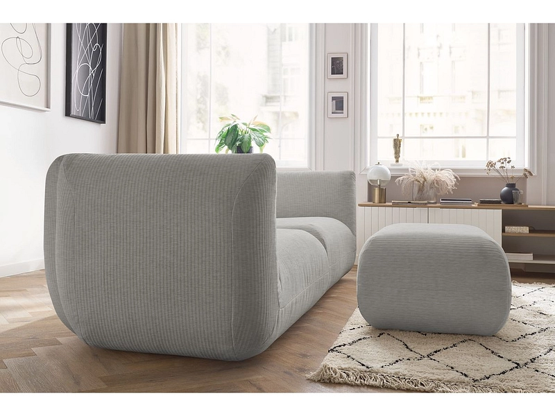 Divano con pouf BOBOCHIC LECOMTE