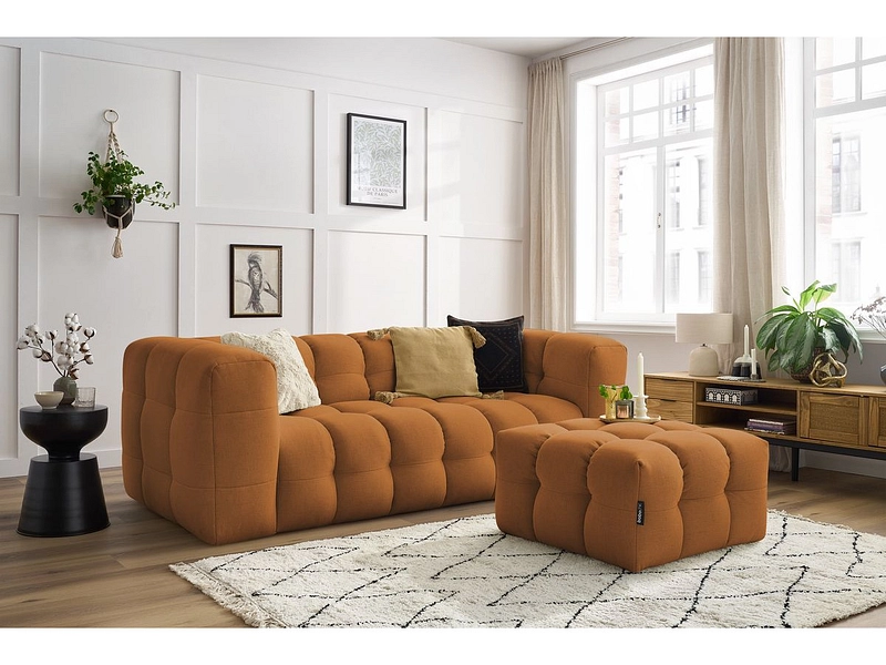 3er Sofa mit Hocker BOBOCHIC CLOUD